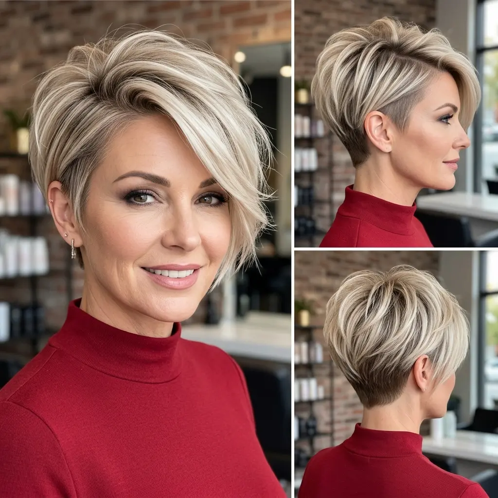 #17 Asymmetrical Pixie Cut