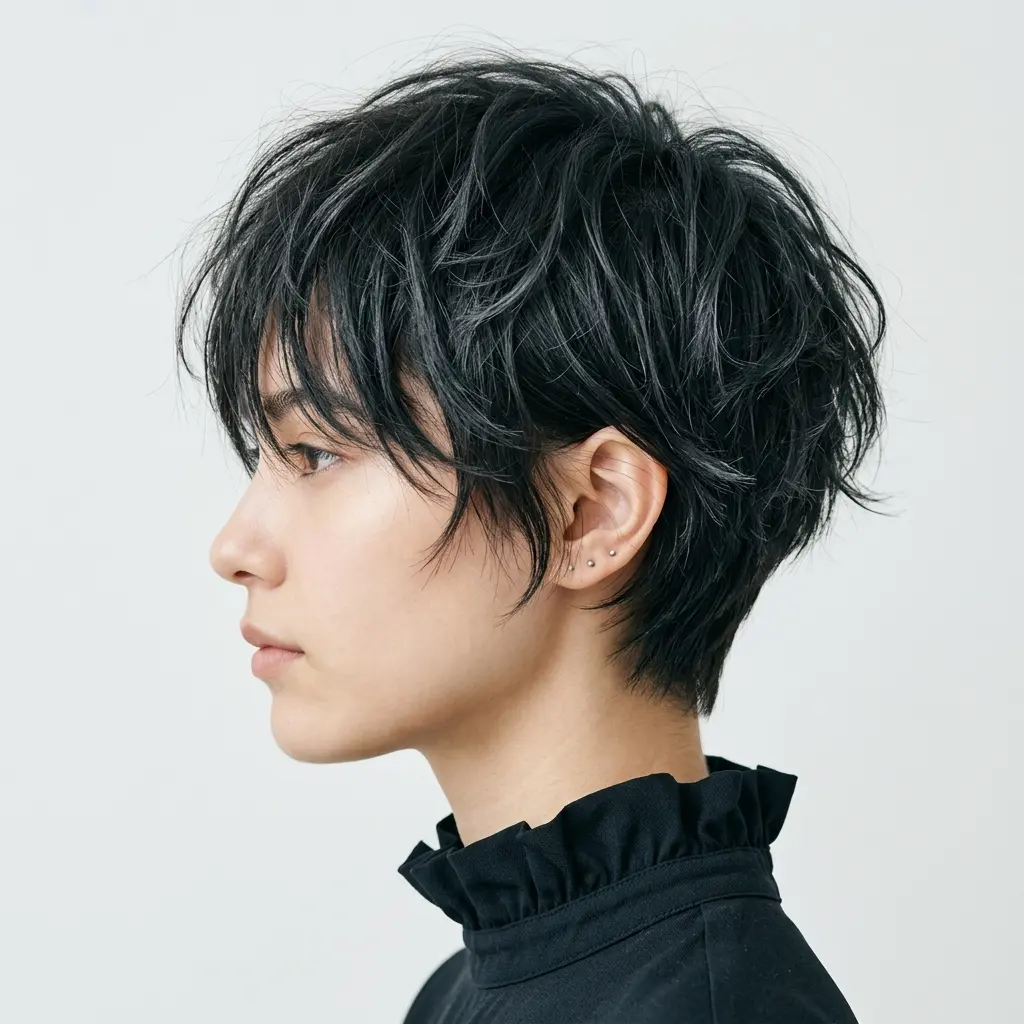 #3 Edgy Pixie Cut with Piece-y Layers