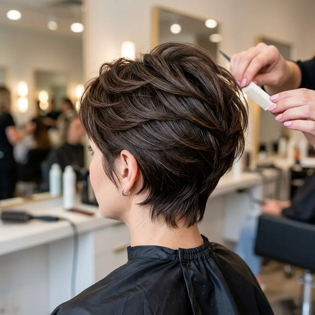 #5 Textured Pixie Cut with Volume