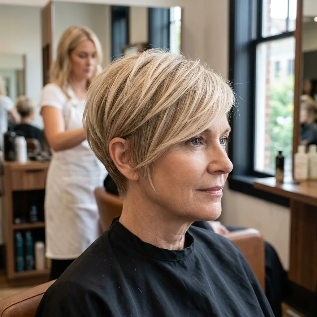 #6 Textured Pixie Cut for Women Over 50