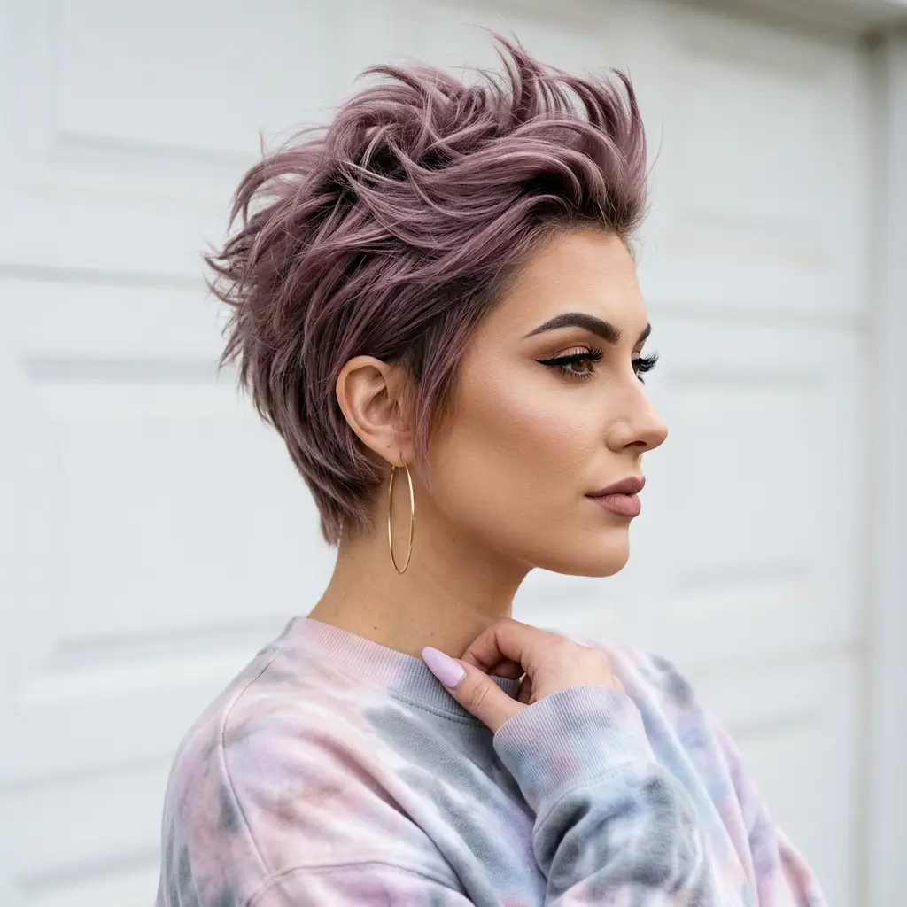 #7 Spiky Pixie Cut with Undercut