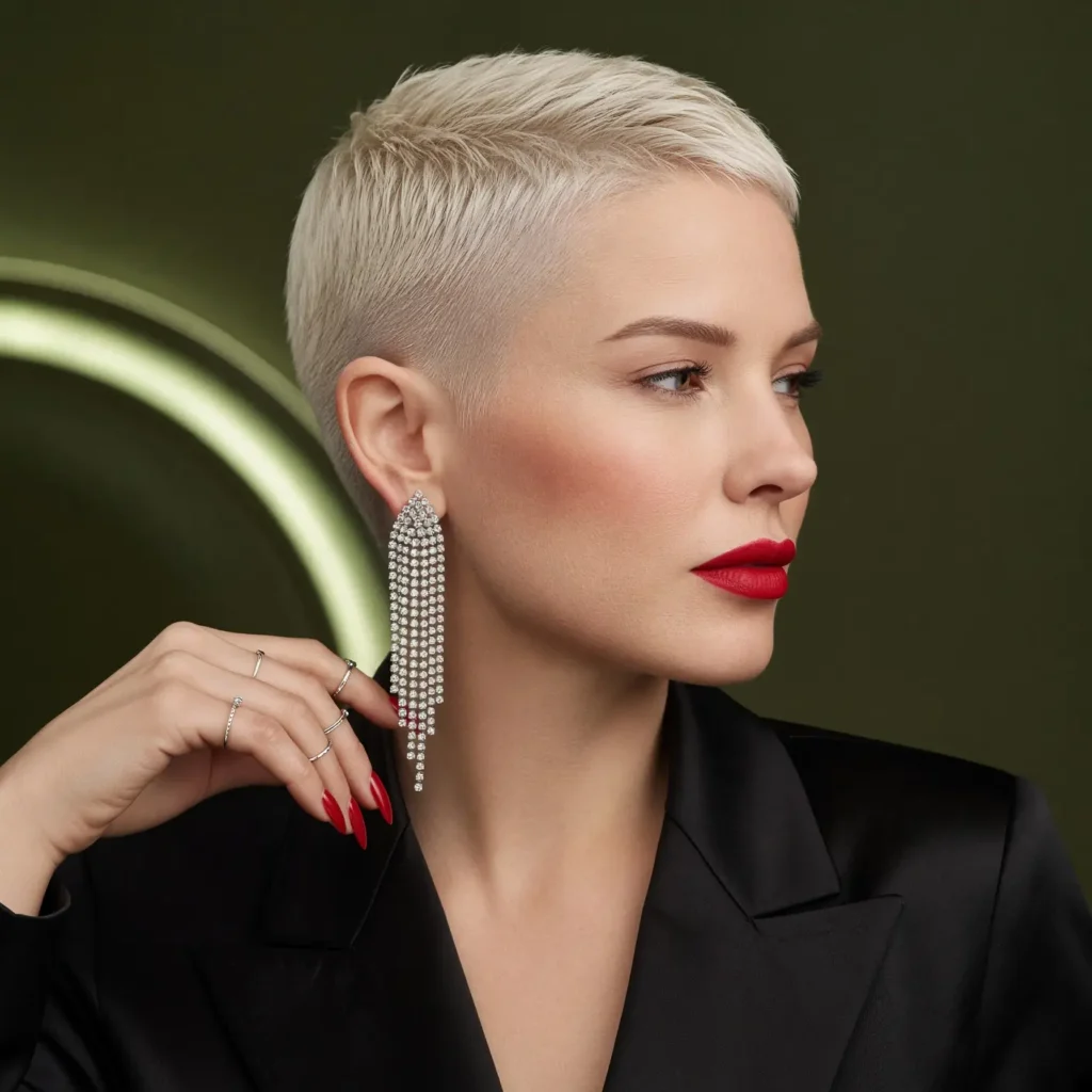 8. Buzzed Pixie Style
