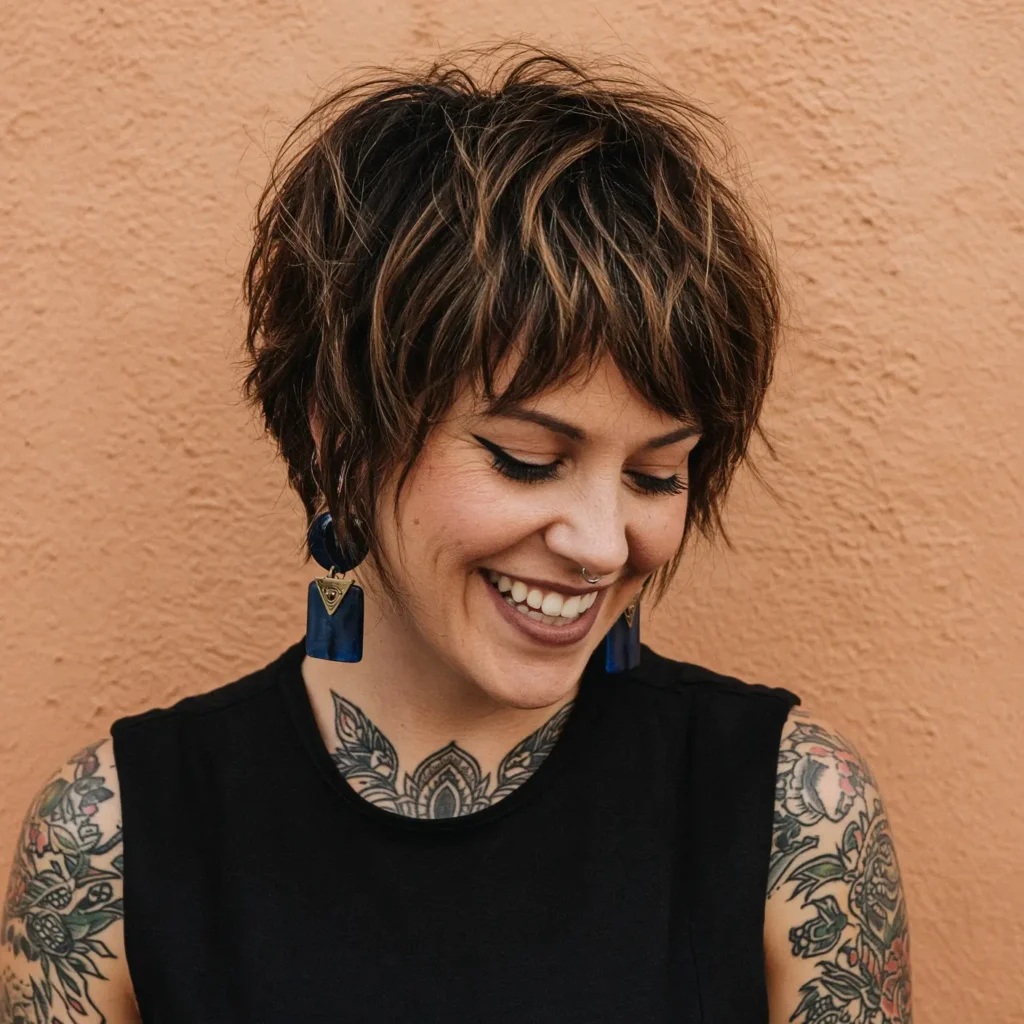 #14 Shagged Pixie with Choppy Ends