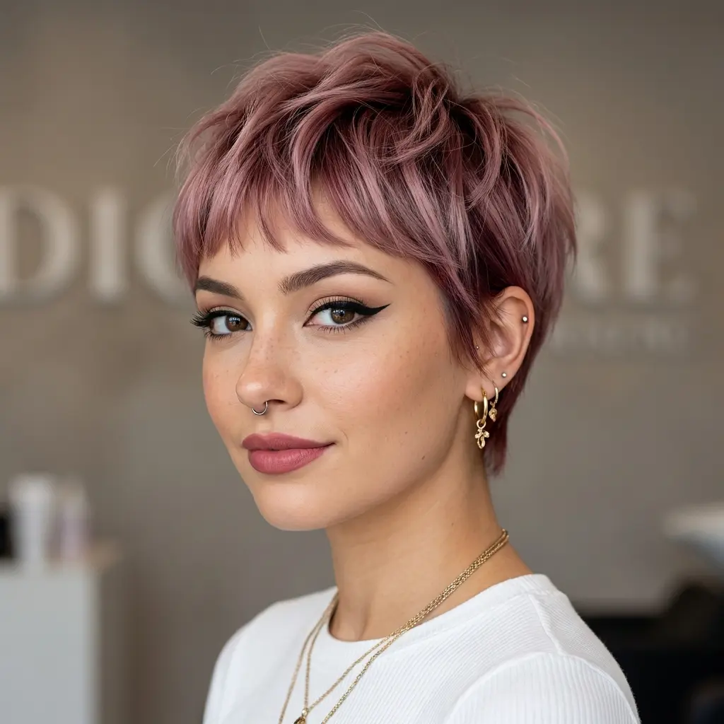 #11 Sleek Pixie Cut for Short Hair
