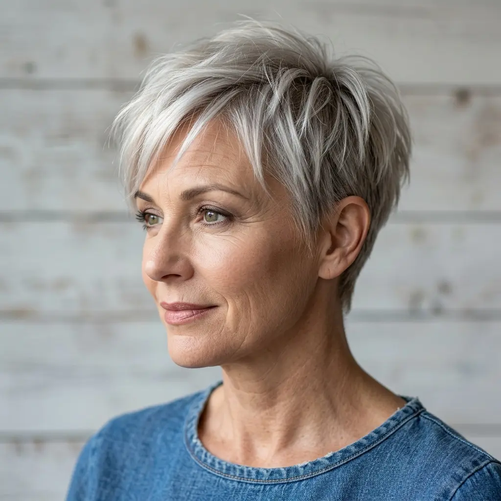 #12 Choppy Pixie with Root Fade