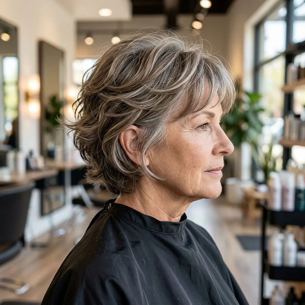 #13 Feathered Shaggy Cut