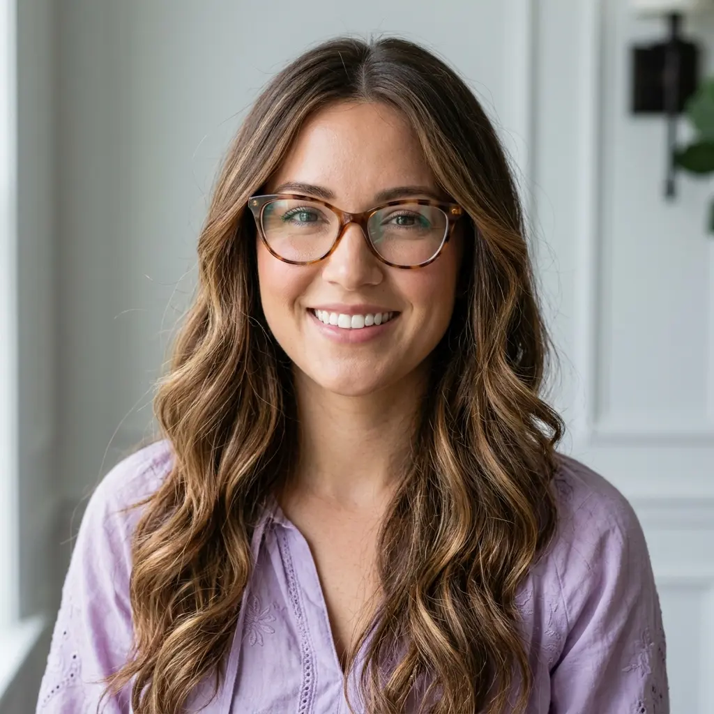 #14 Long Layers with a Honey Balayage That Warms Everything Up