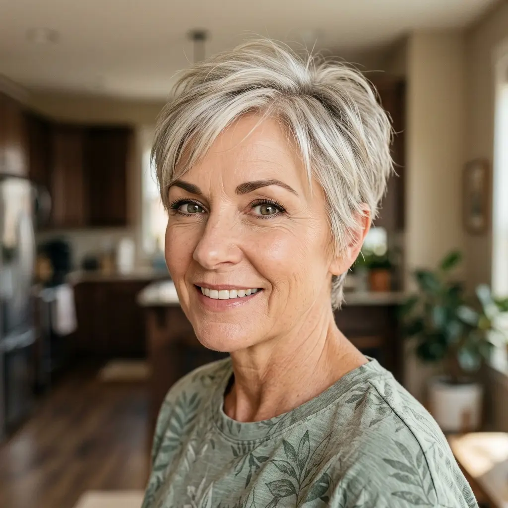 #15 Feathered Tapered Pixie