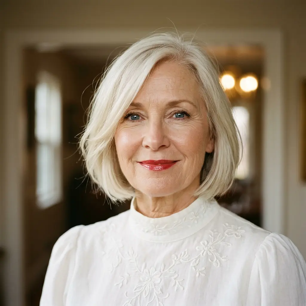 #15 Chic Blonde Bob with Blonde Extensions