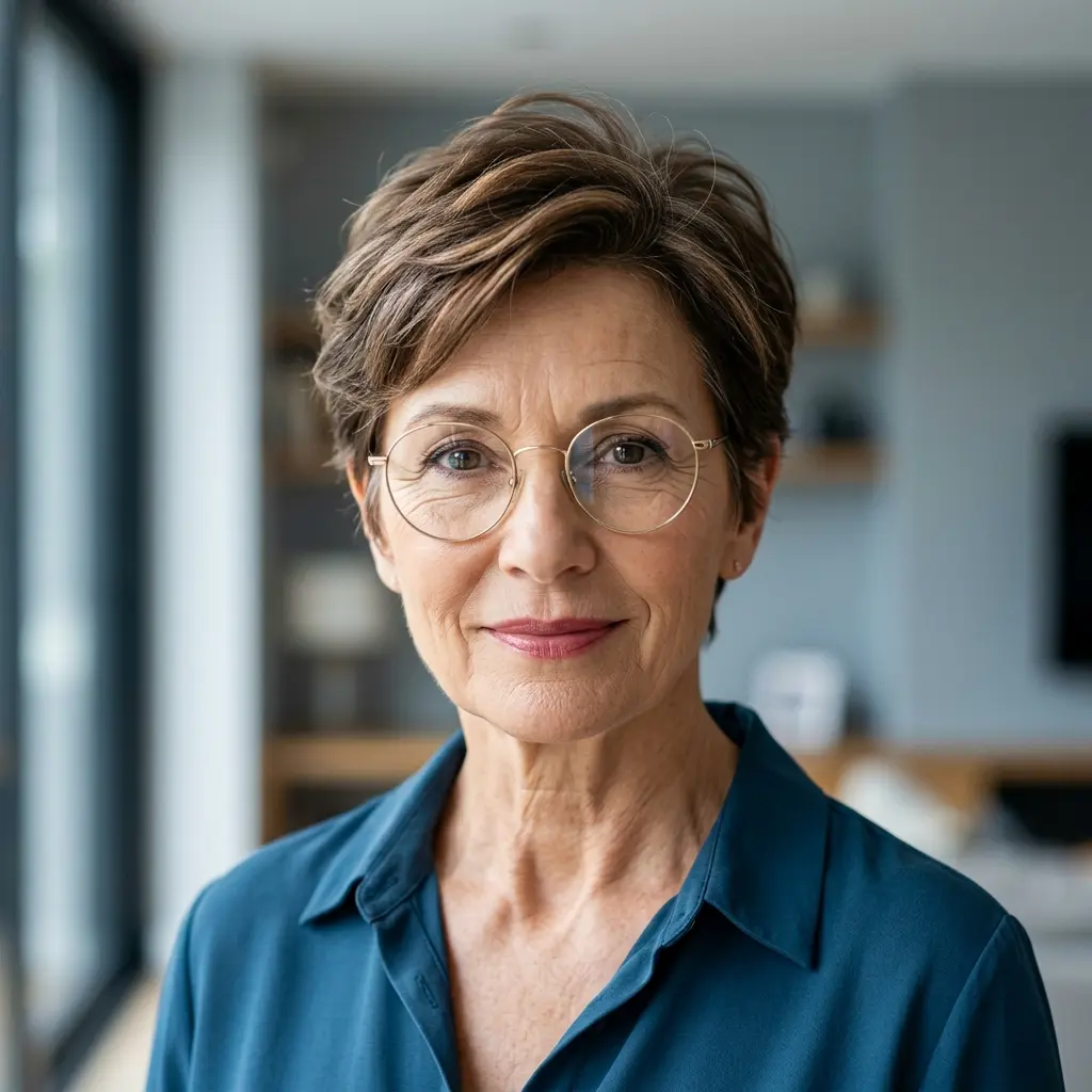 #5 Curved Top Pixie with Defined Texture
