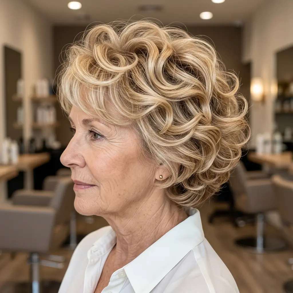 #6 Loosely Curled Bob