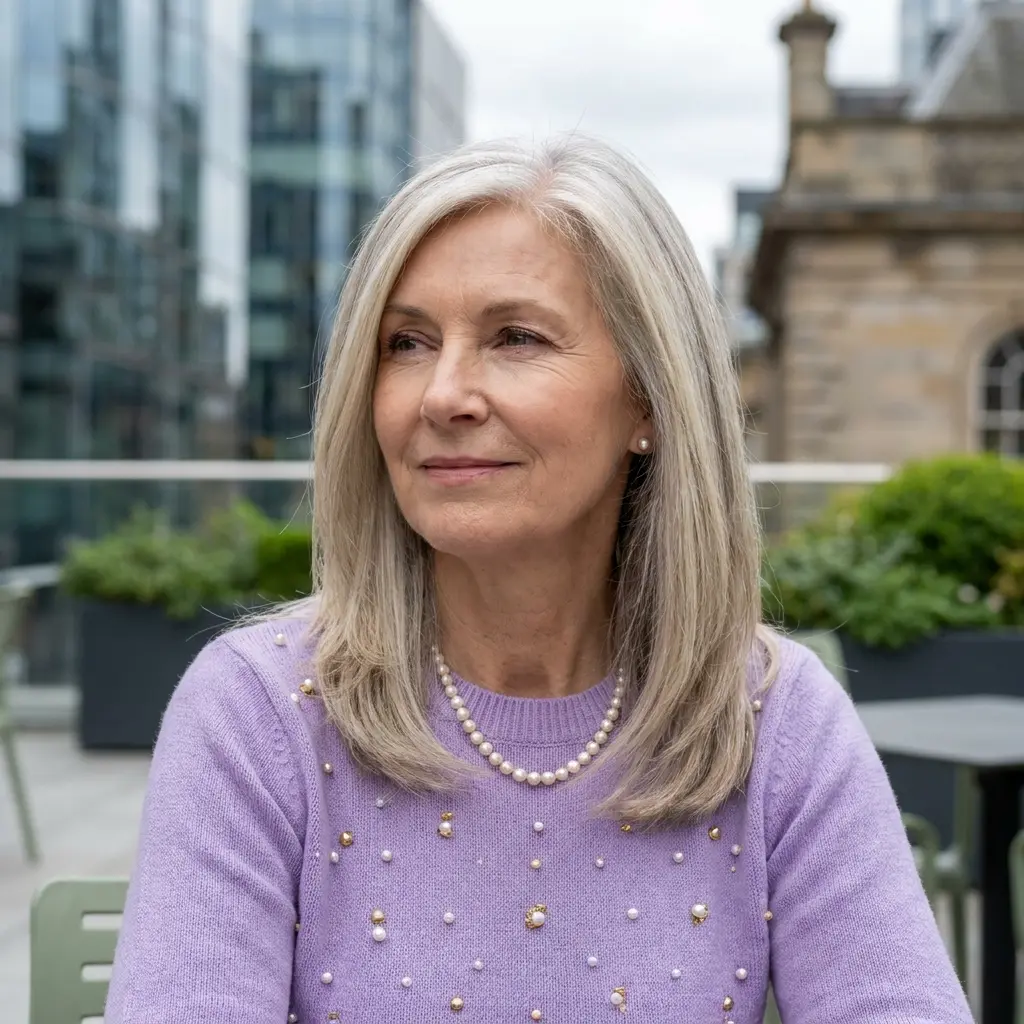 #7 Grey Blonde Hair With Lowlights For Multi-Tonal Shine