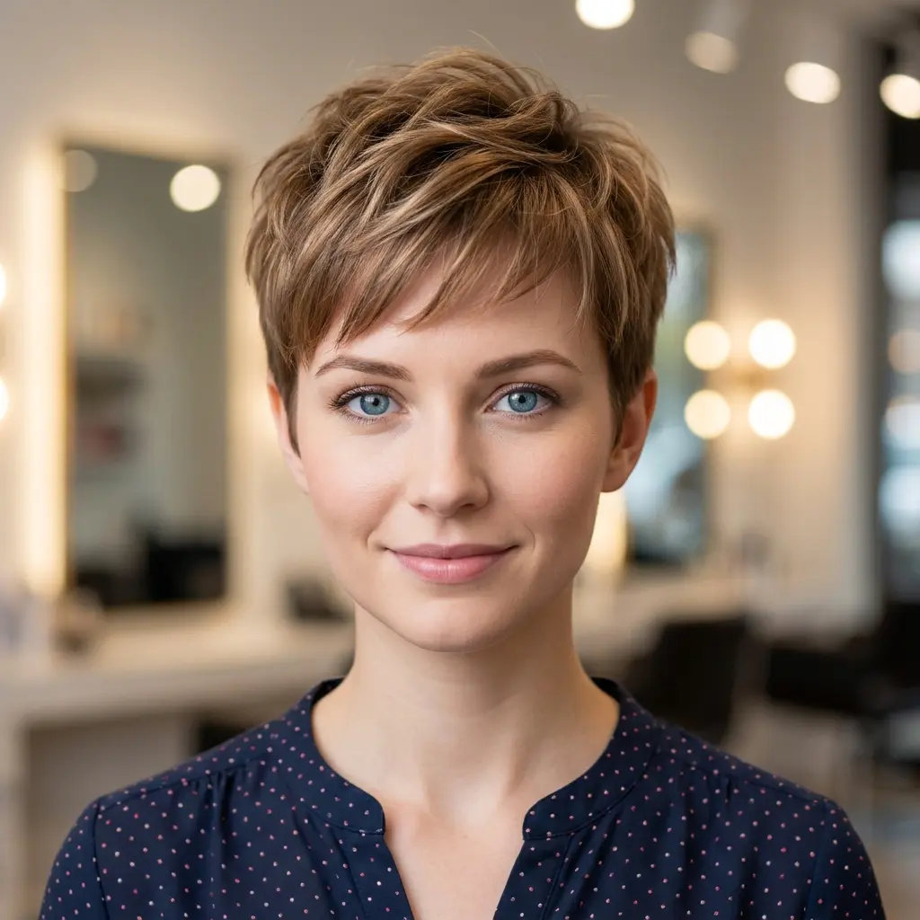 #8 Low-Maintenance Pixie for Fine Hair