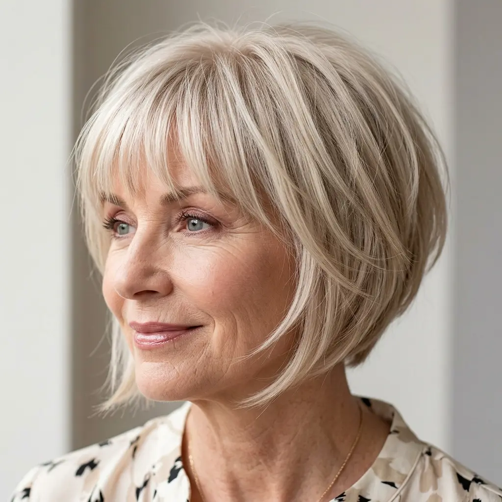 #9 Choppy Bob with Choppy Bangs