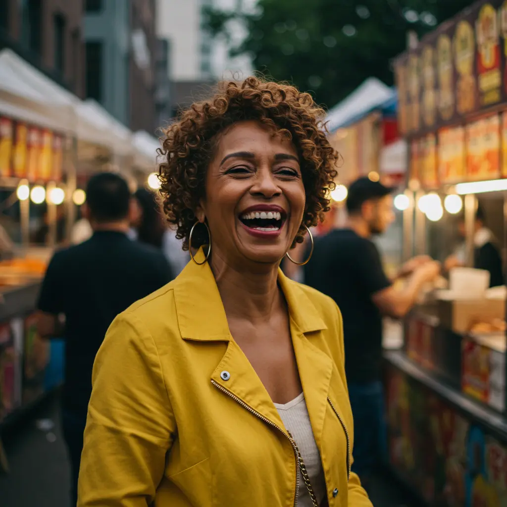 Neck-Length Cut with Defined Curls