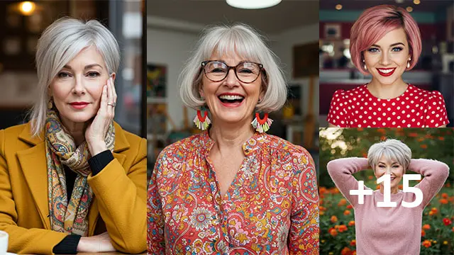 15 Stunning Short Haircuts Women Over 60 Will Love