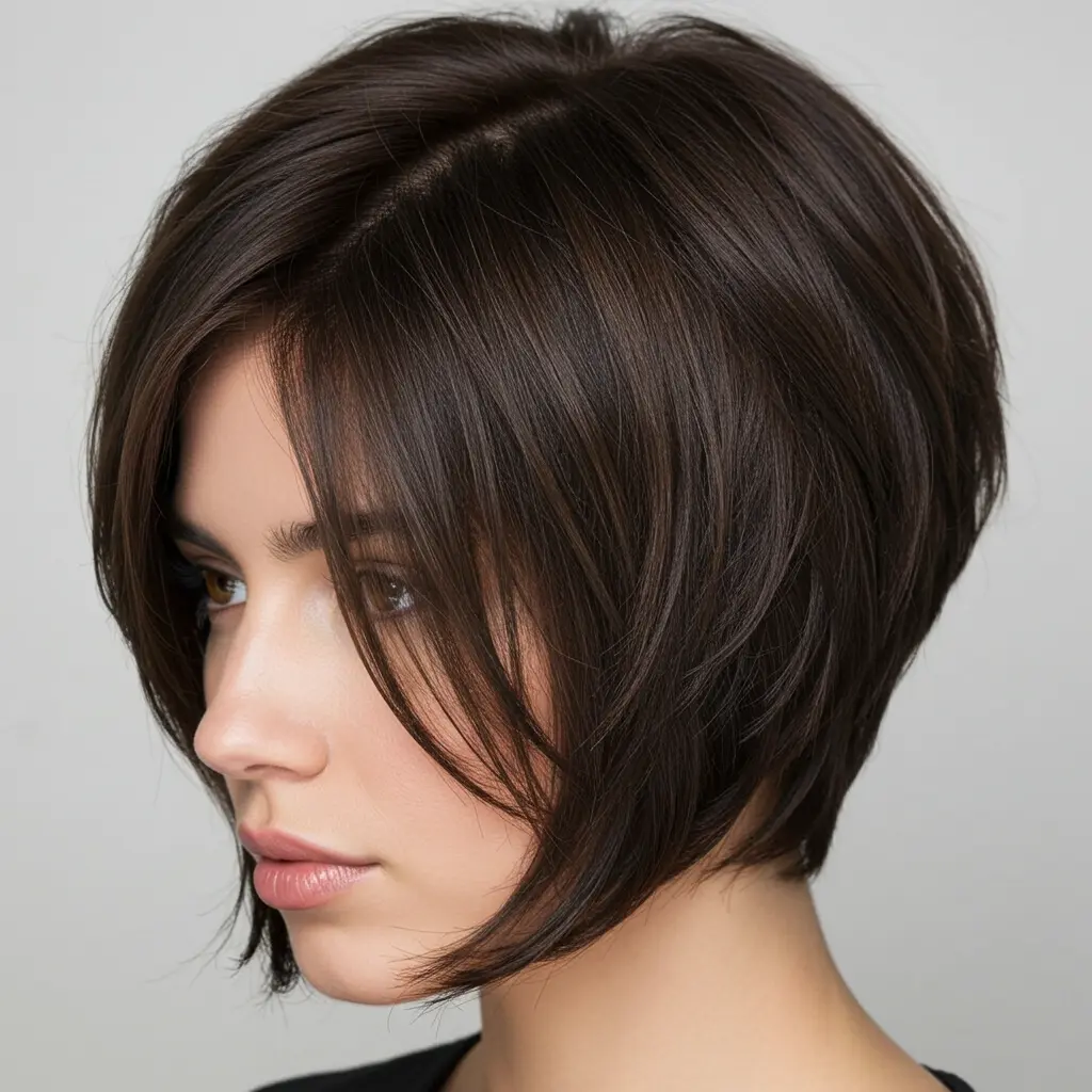 Short Layered Bob Haircut