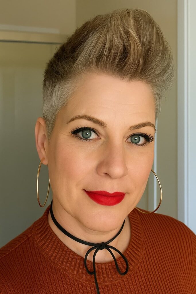 Spikey Layered Pixie