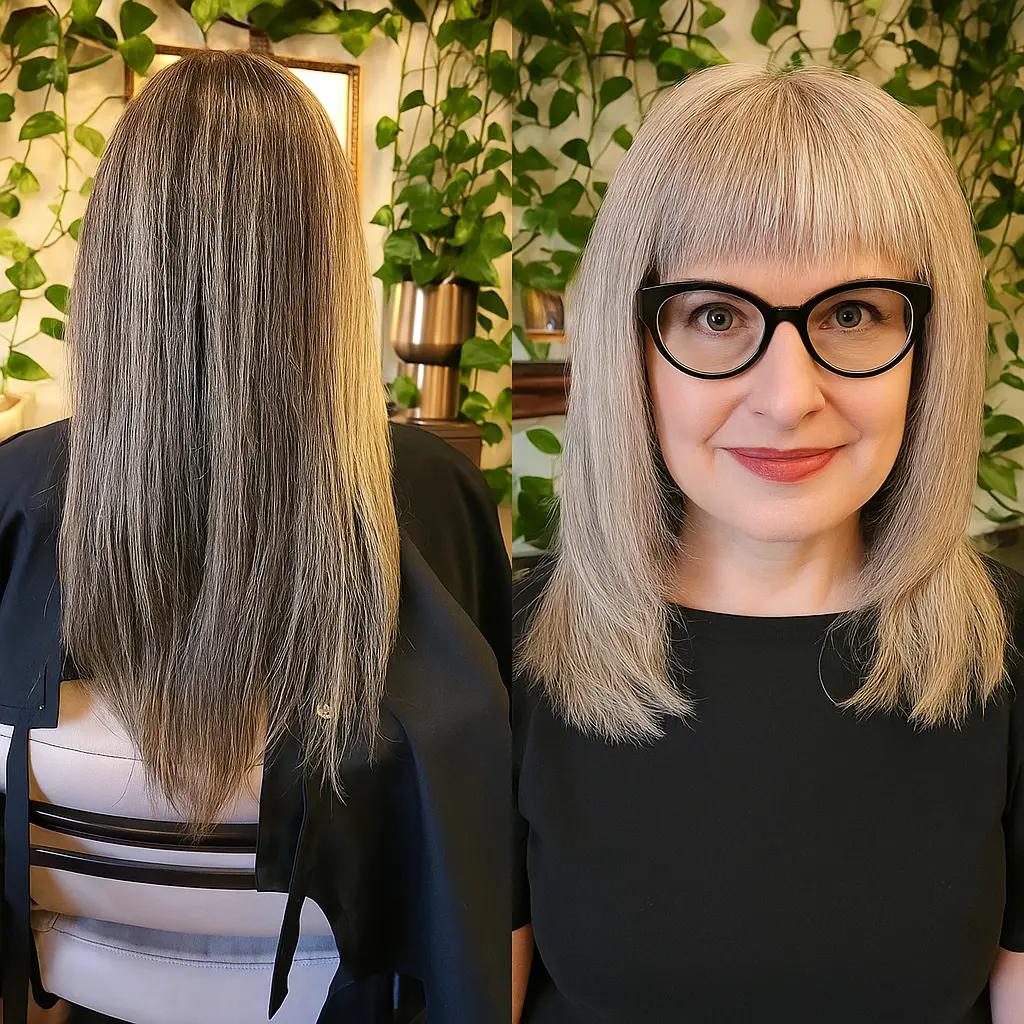 Flattering Cut for a Square Face