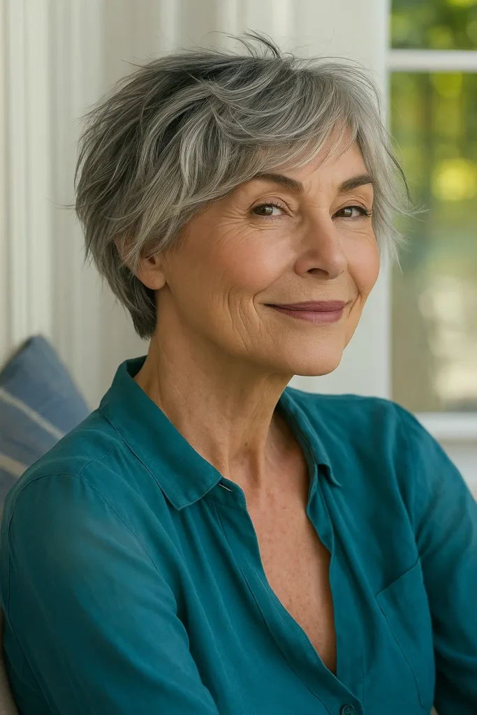 Shaggy Pixie Bob with Tapered Back