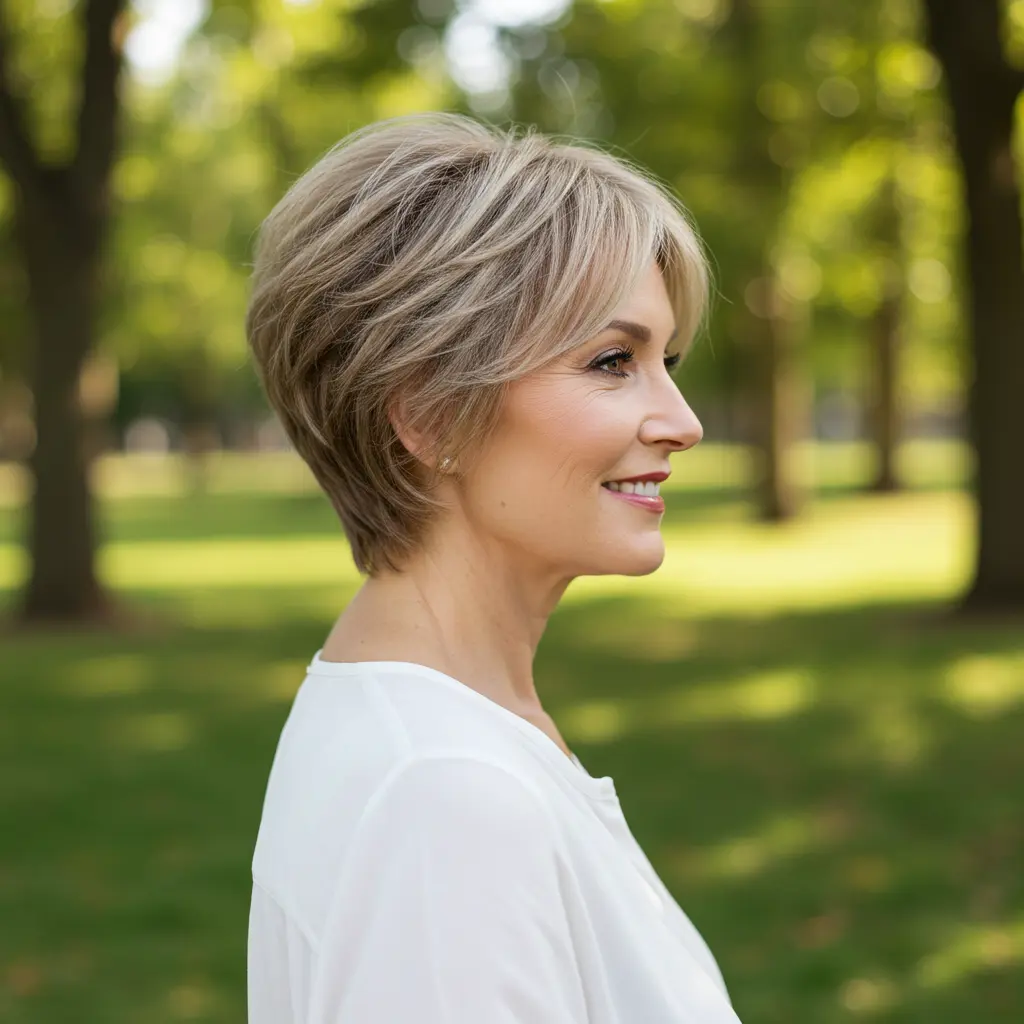 Soft Short Pixie with Wispy Layers