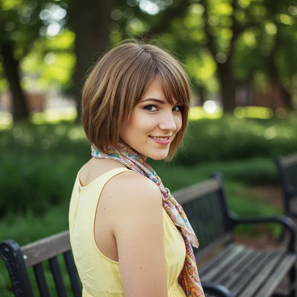 Fun A-Line Bob with Layers