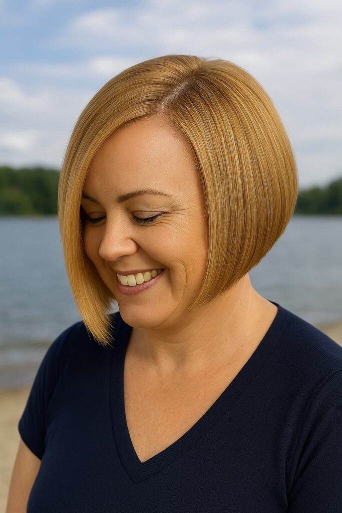 Creative Short-to-Medium Straight Bob