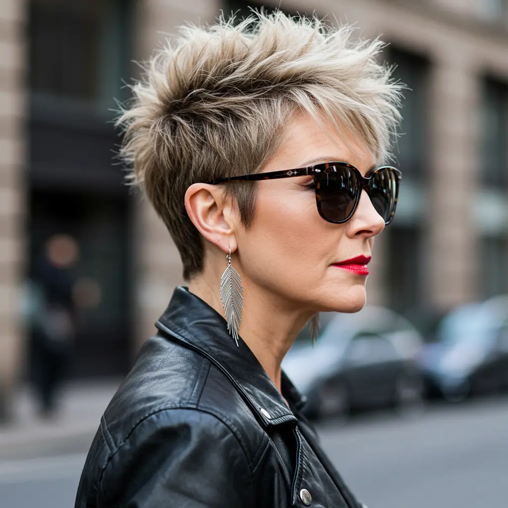 Short Spiky Haircuts with Shaggy Edges