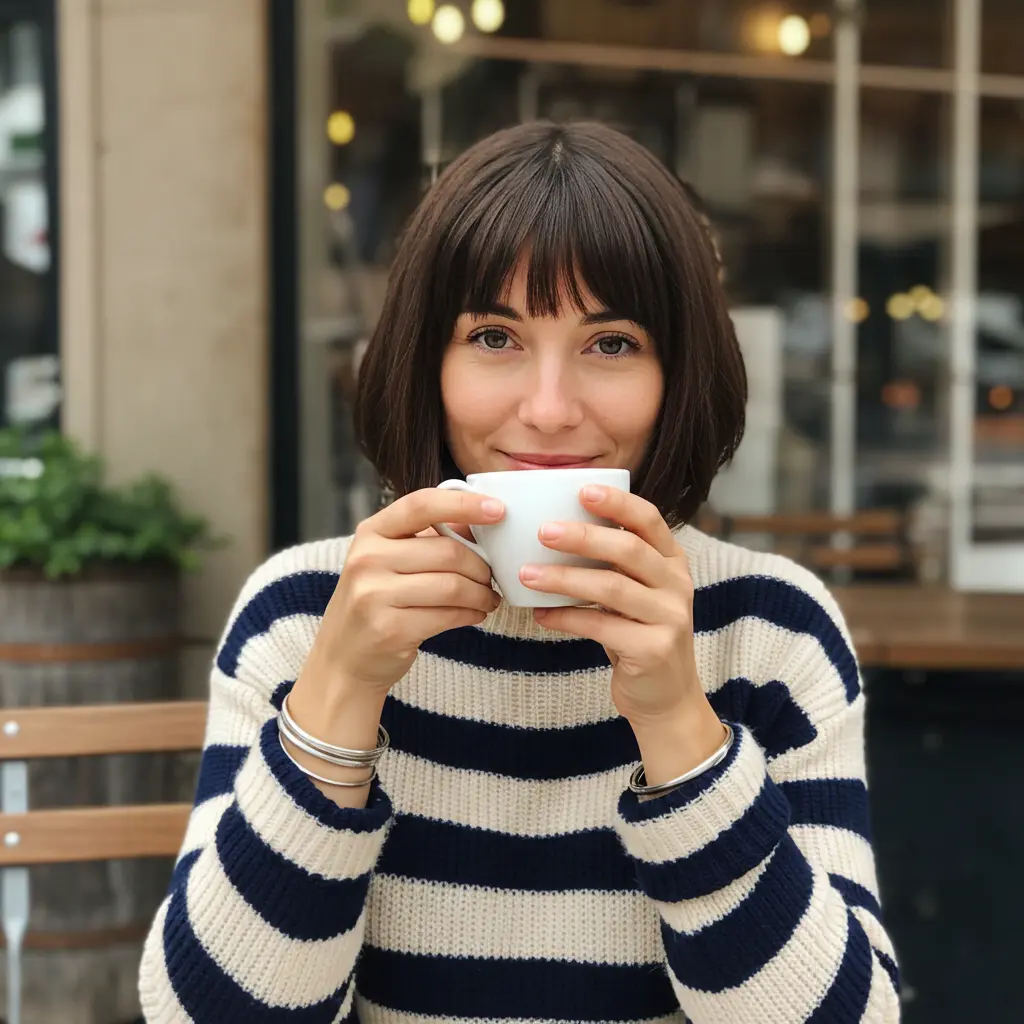 Classic Bob with Bangs