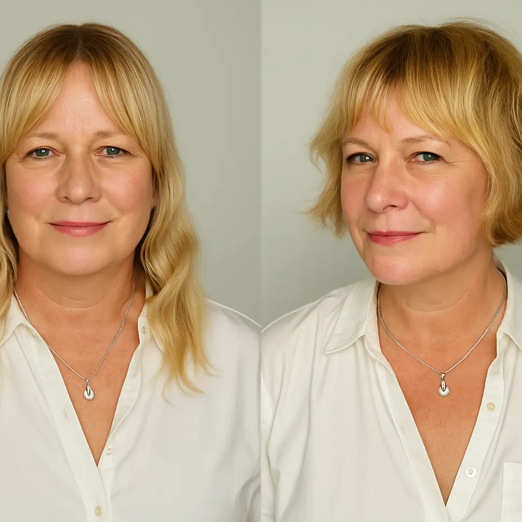 Face-Framing Bob with Bangs