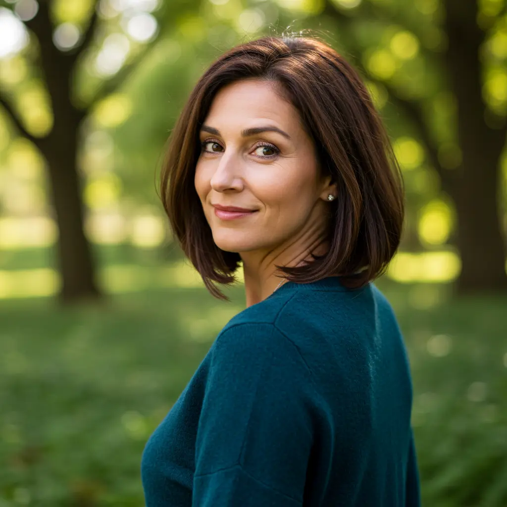 Slightly Angled Long Bob