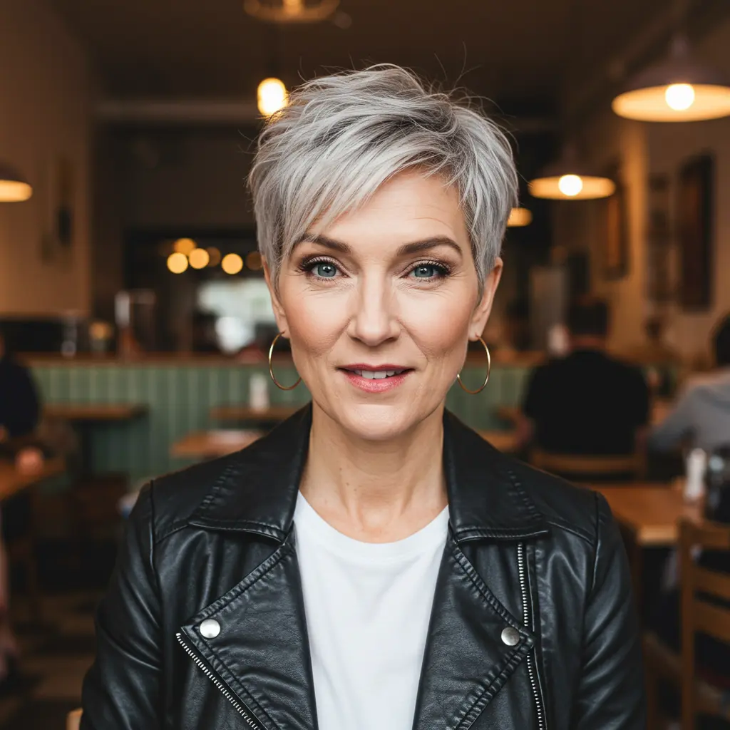 Long Pixie with Choppy Bangs