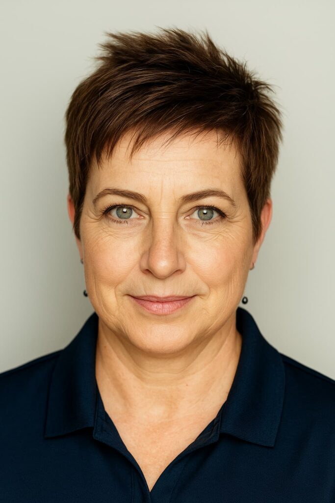 Bold Short Textured Hairstyle