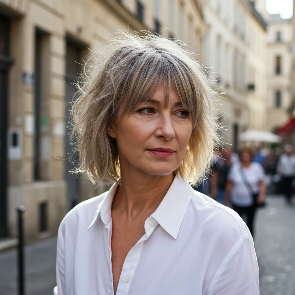 Short Curly Bob Style