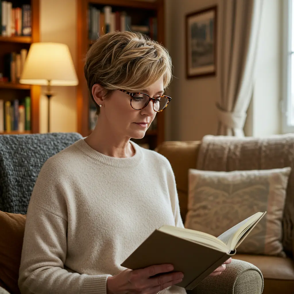 Swept Back Wavy Pixie