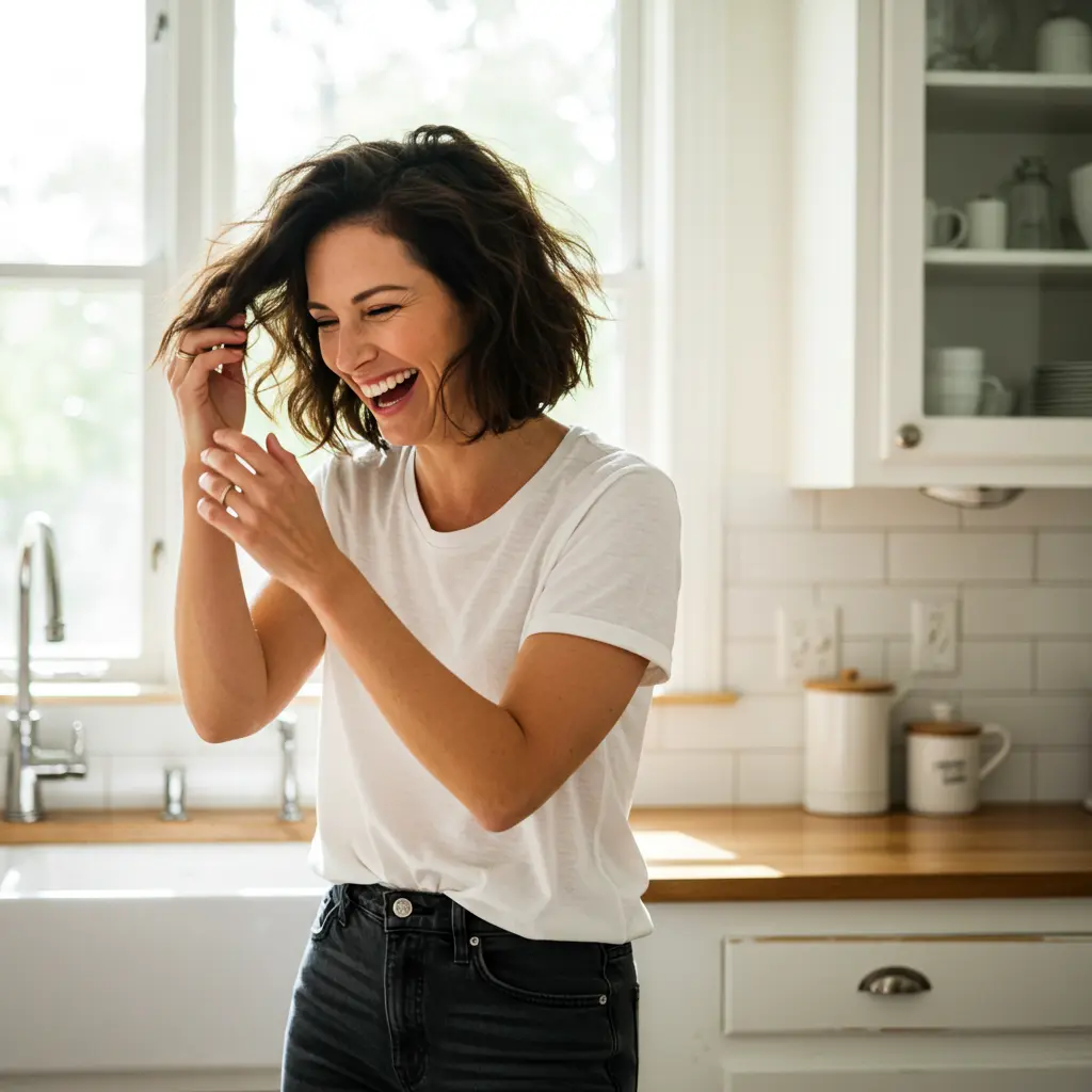 Messy Bob with Tousled Texture