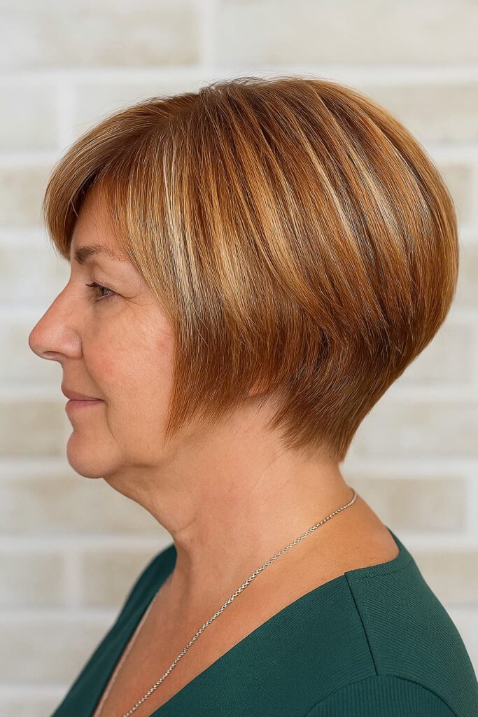Polished Short Layered Bob for Fine Hair