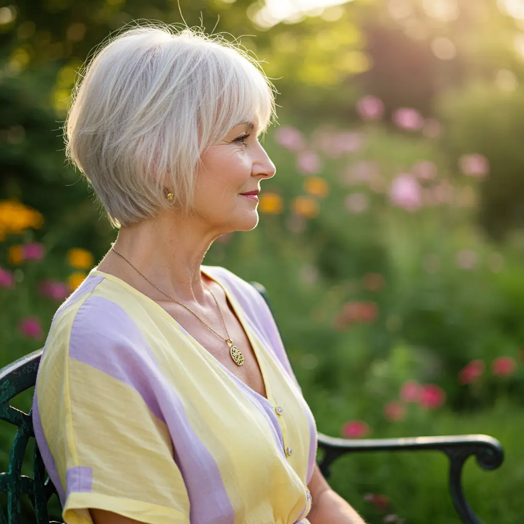 Very Short Hair with Wispy Layers