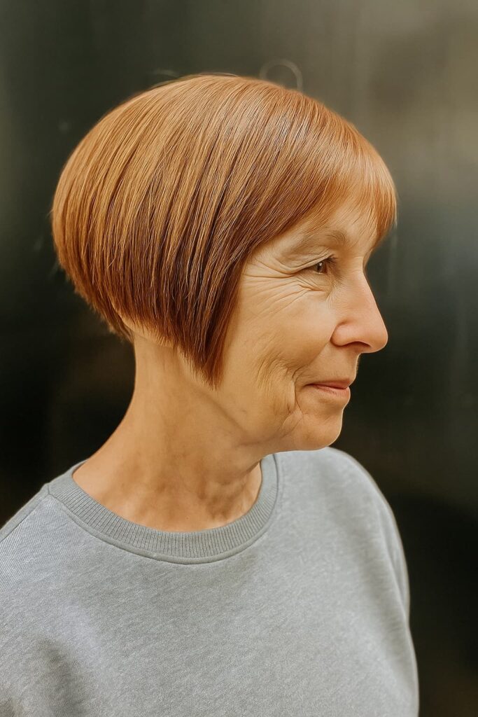 Trendy Short Hair with Bangs