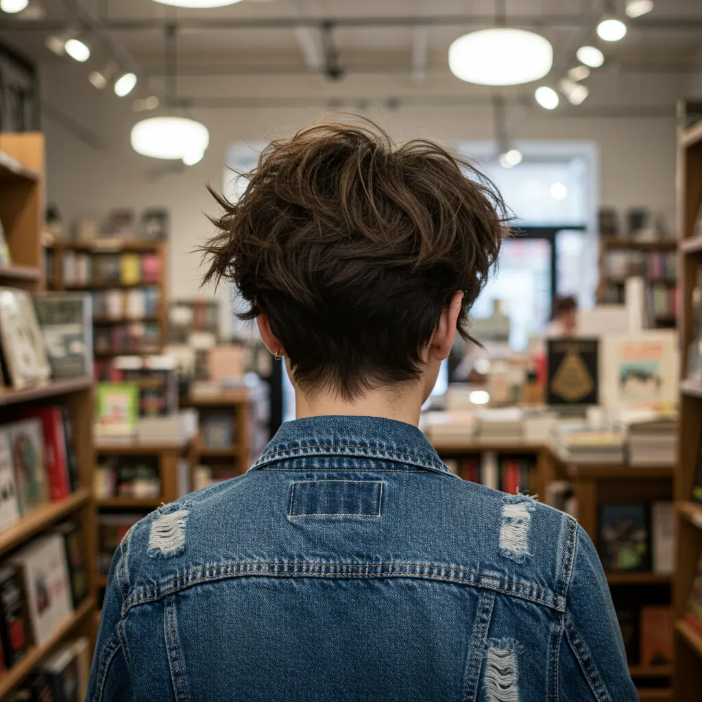 Short Choppy Haircuts Messy Pixie Shape