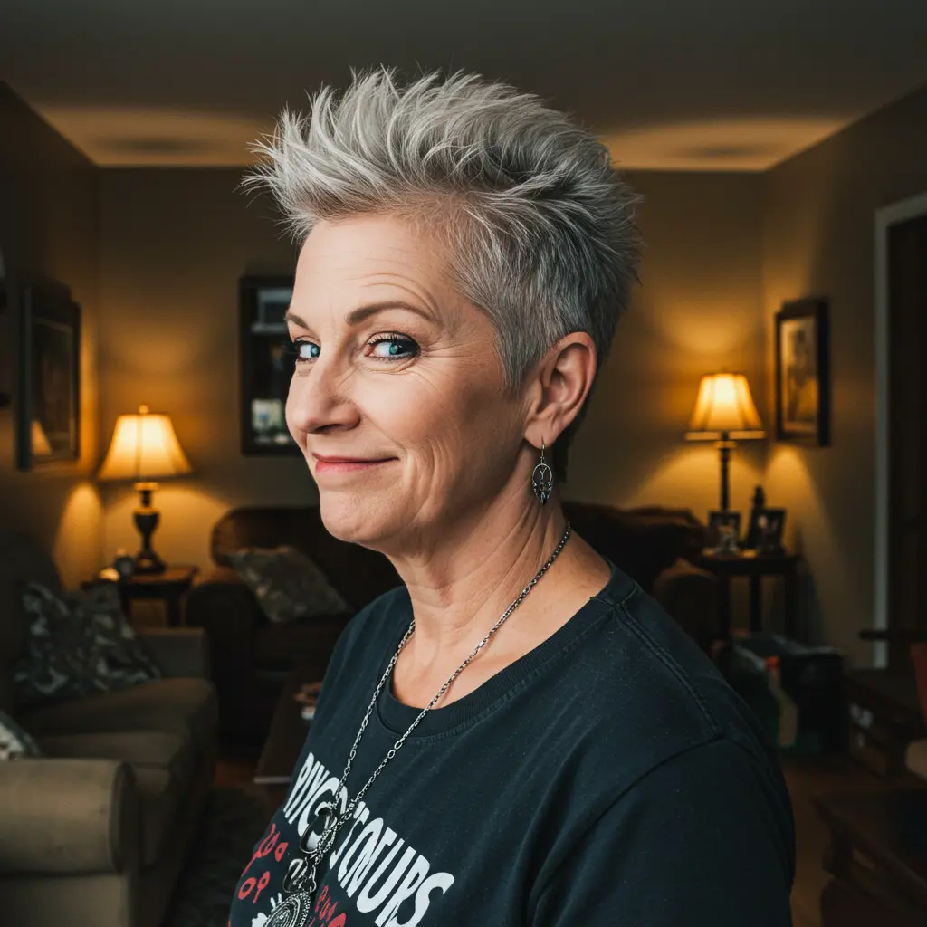 Fuss-Free Spiky Pixie Cut