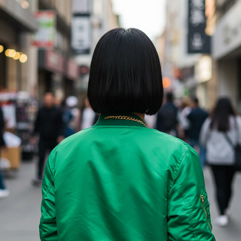 Shorter Ear-Length Blunt Cut