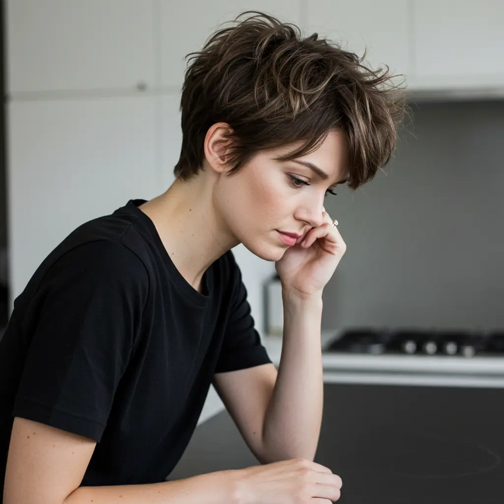 Short Choppy Hair Messy Pixie Bob Hairstyles