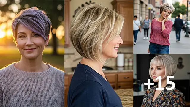 15 Best Short Hairstyles for Women Over 50 to Try Now
