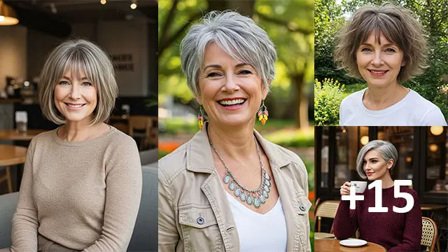 15 Short Hairstyles for Women Over 50 That Will Make You Look Younger