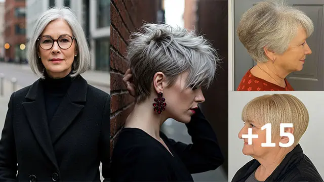 15 Modern Short Haircuts for Older Women to Love