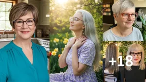 Top 18 Easy Hairstyles for Women Over 50 With Glasses