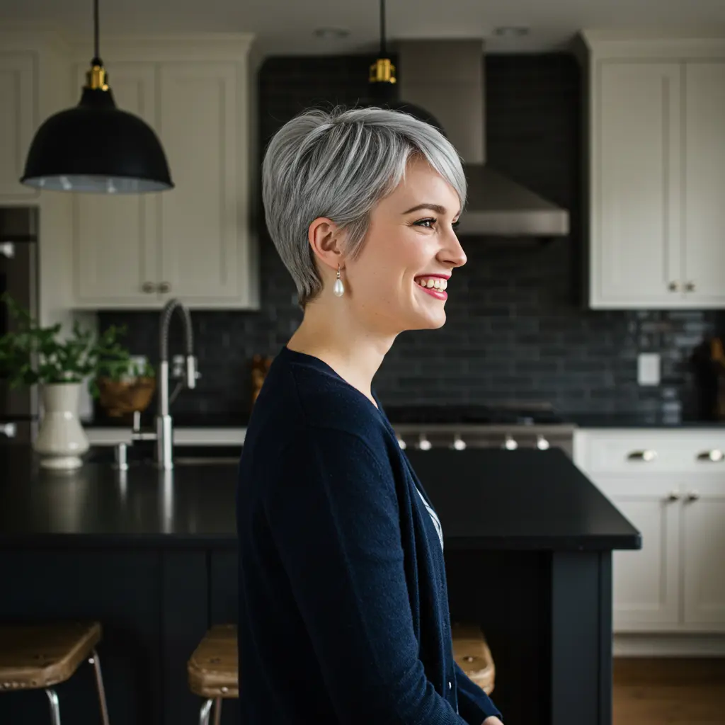 Silver Tapered Pixie Bob