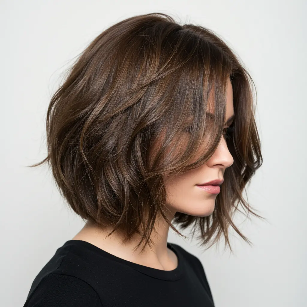 Medium Angled Bob Hairstyles With Body