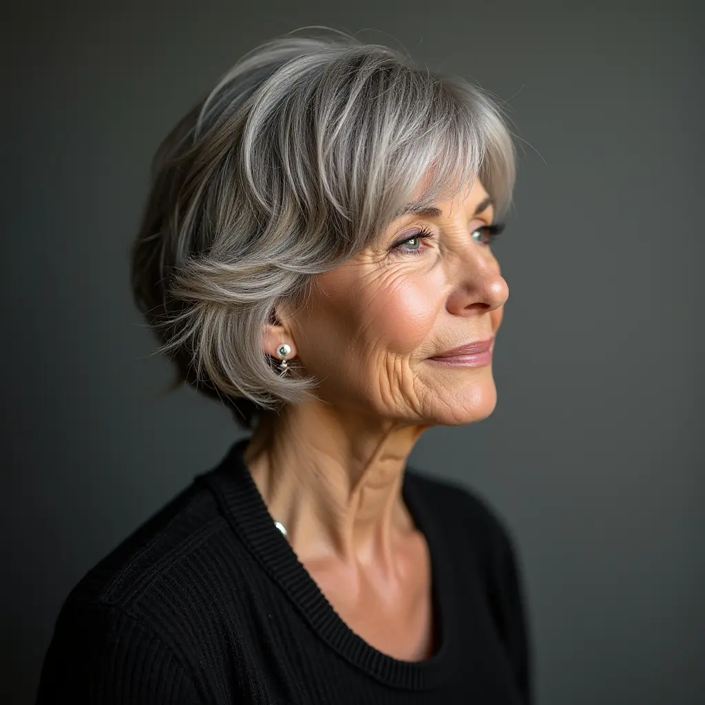 Blonde Bob for Ladies Over 60